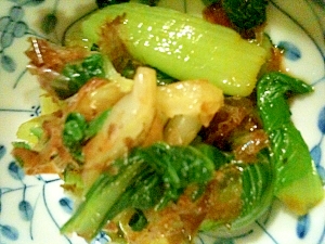 青梗菜と鰹節のさっぱり和え　