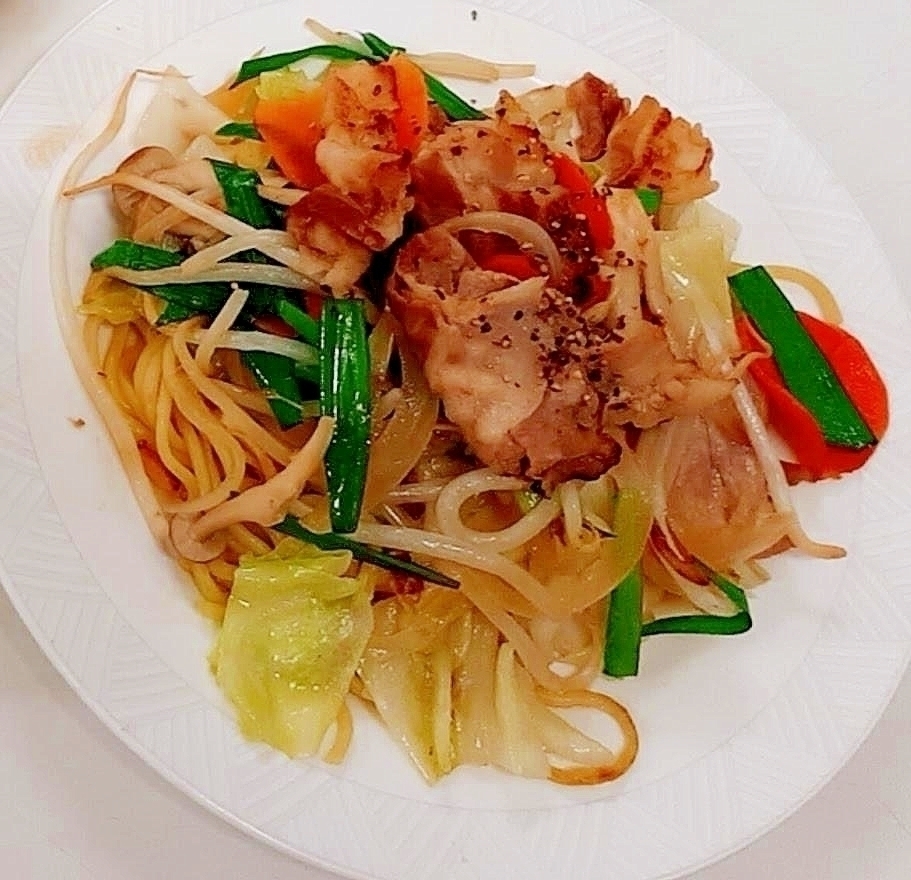 具だくさん焼きそば ~塩ダレ~