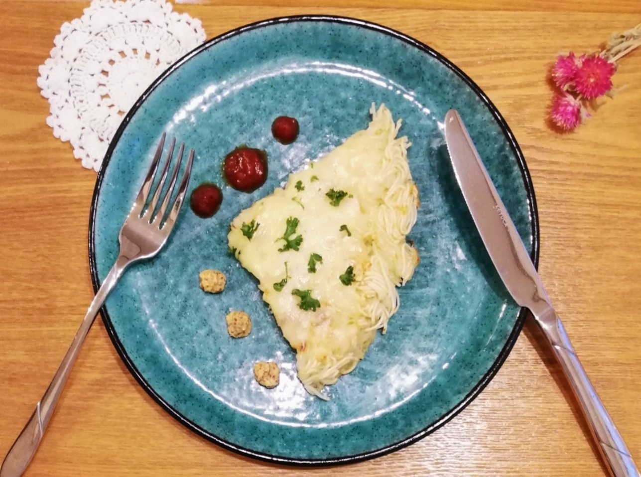 素麺とじゃがいものガレット(北海道産)