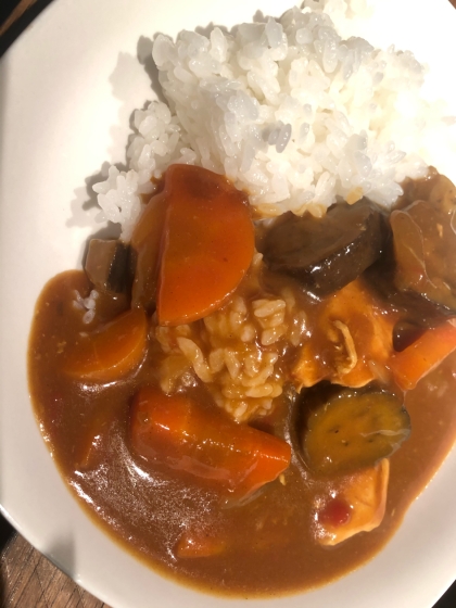 定番ごはん、ササミカレー