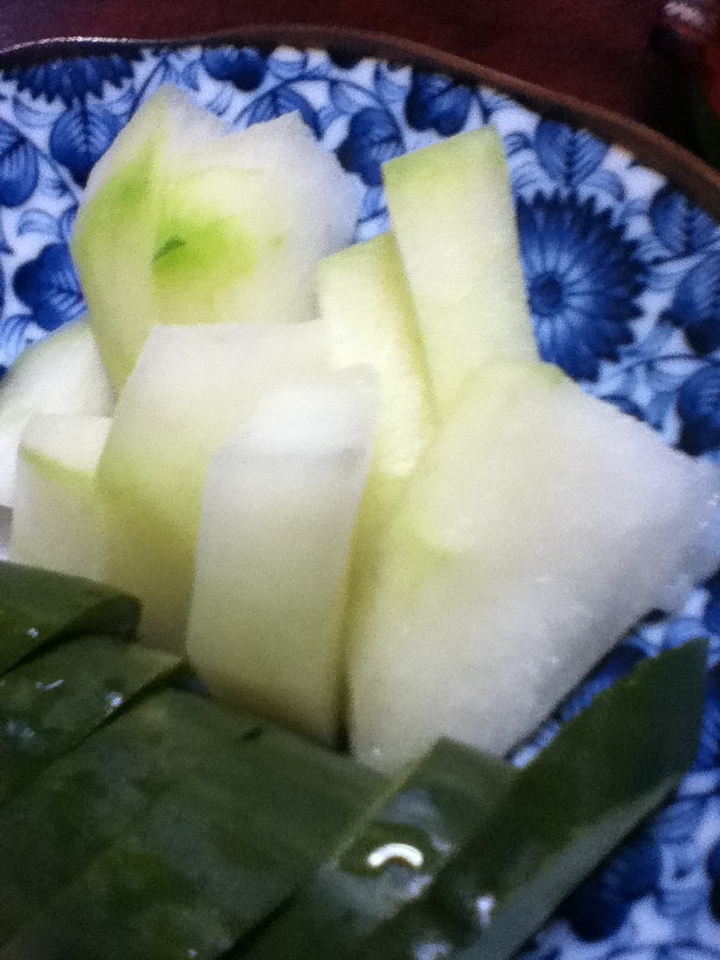 冬瓜のぬか漬け