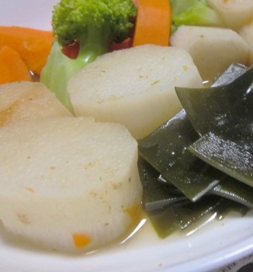 豆腐と長芋の煮物♪