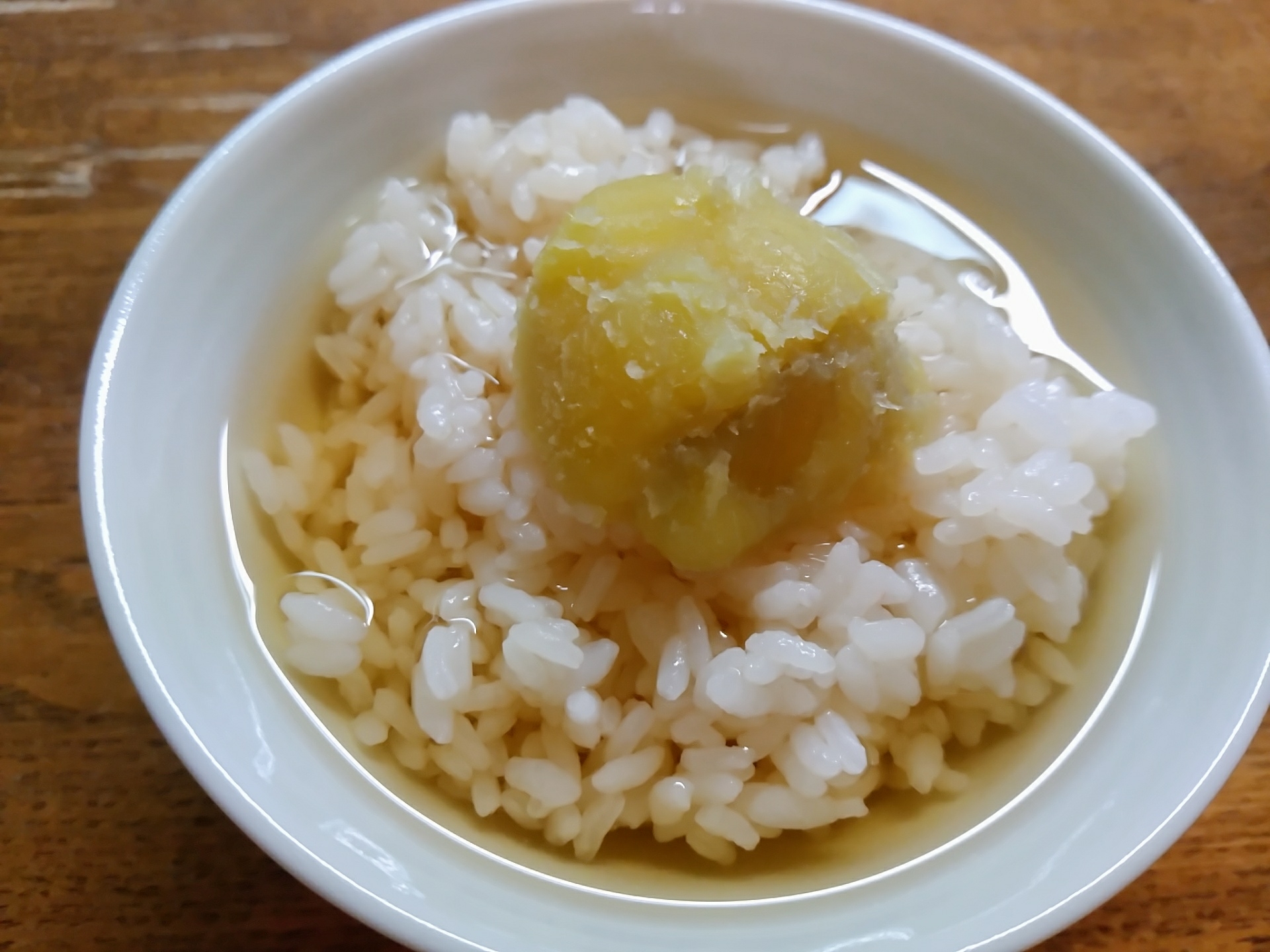 焼き芋茶漬け