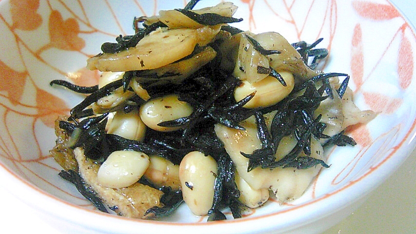 舞茸と大豆のヘルシー煮物