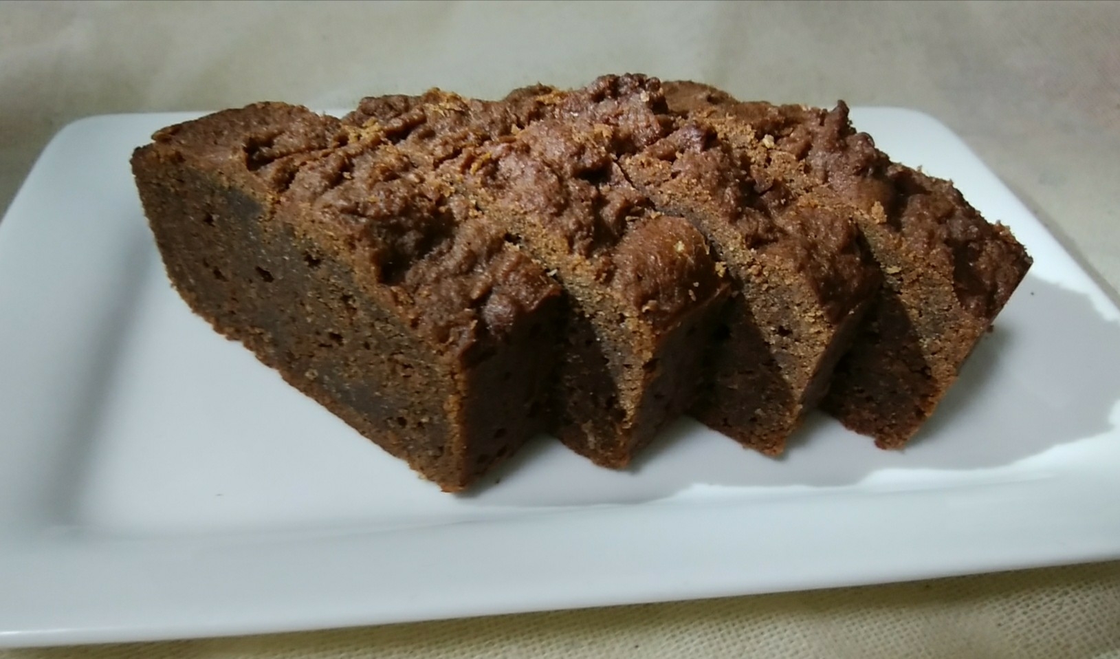 おからでチョコレートパウンドケーキ