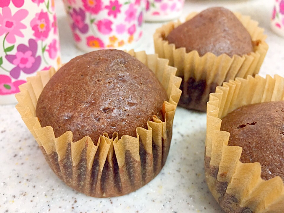 ホットケーキミックスで簡単 チョコカップケーキ レシピ 作り方 By ニャンコーヒー 楽天レシピ ホットケーキミックスで簡単 チョコカップケーキ レシピ 作り方 By ニャンコーヒー 楽天レシピ