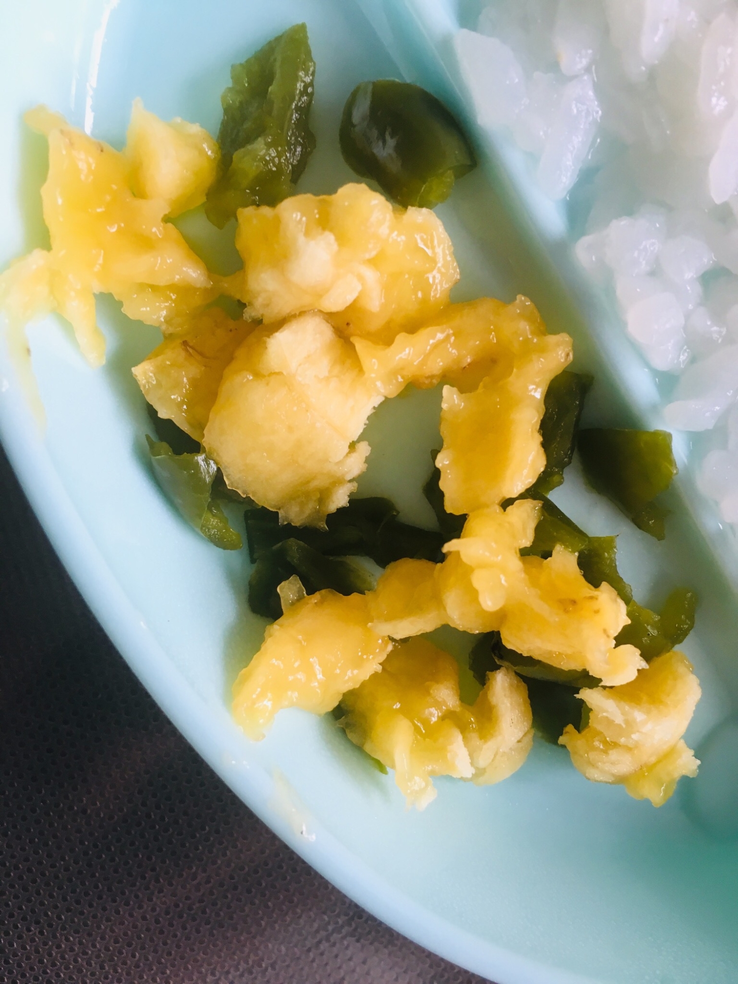 離乳食カミカミ期 バナナとピーマンのサラダ レシピ 作り方 By Mamimumai 楽天レシピ 離乳食カミカミ期 バナナとピーマンのサラダ レシピ 作り方 By Mamimumai 楽天レシピ