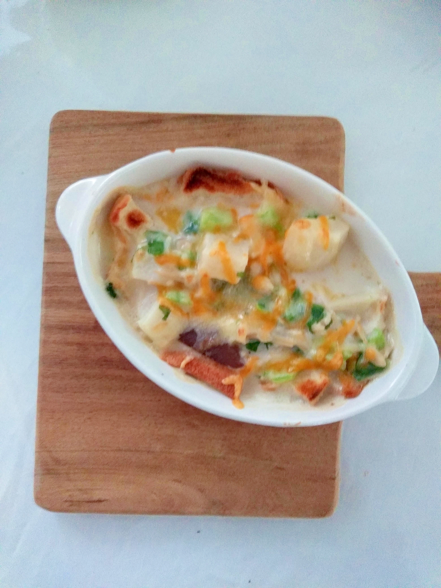 リメイク~2ど美味しいかぶのシチューのグラタン