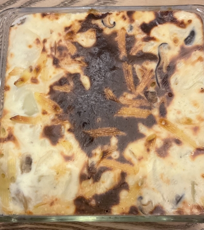 残ったクラムチャウダーｄｅお手軽グラタン☆