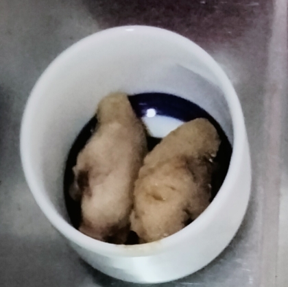 鮭の白子のサッと煮