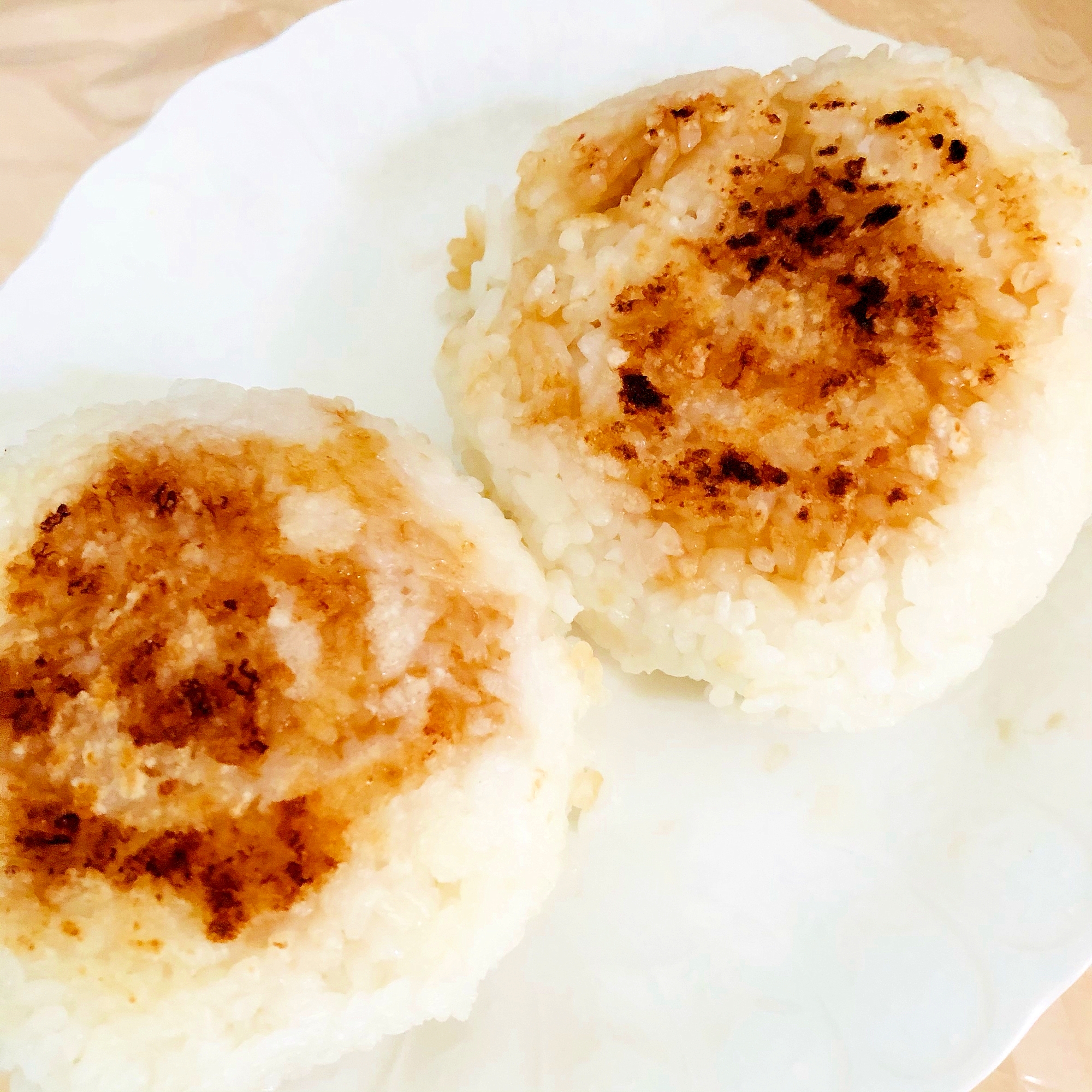 バター醤油の焼きおにぎり