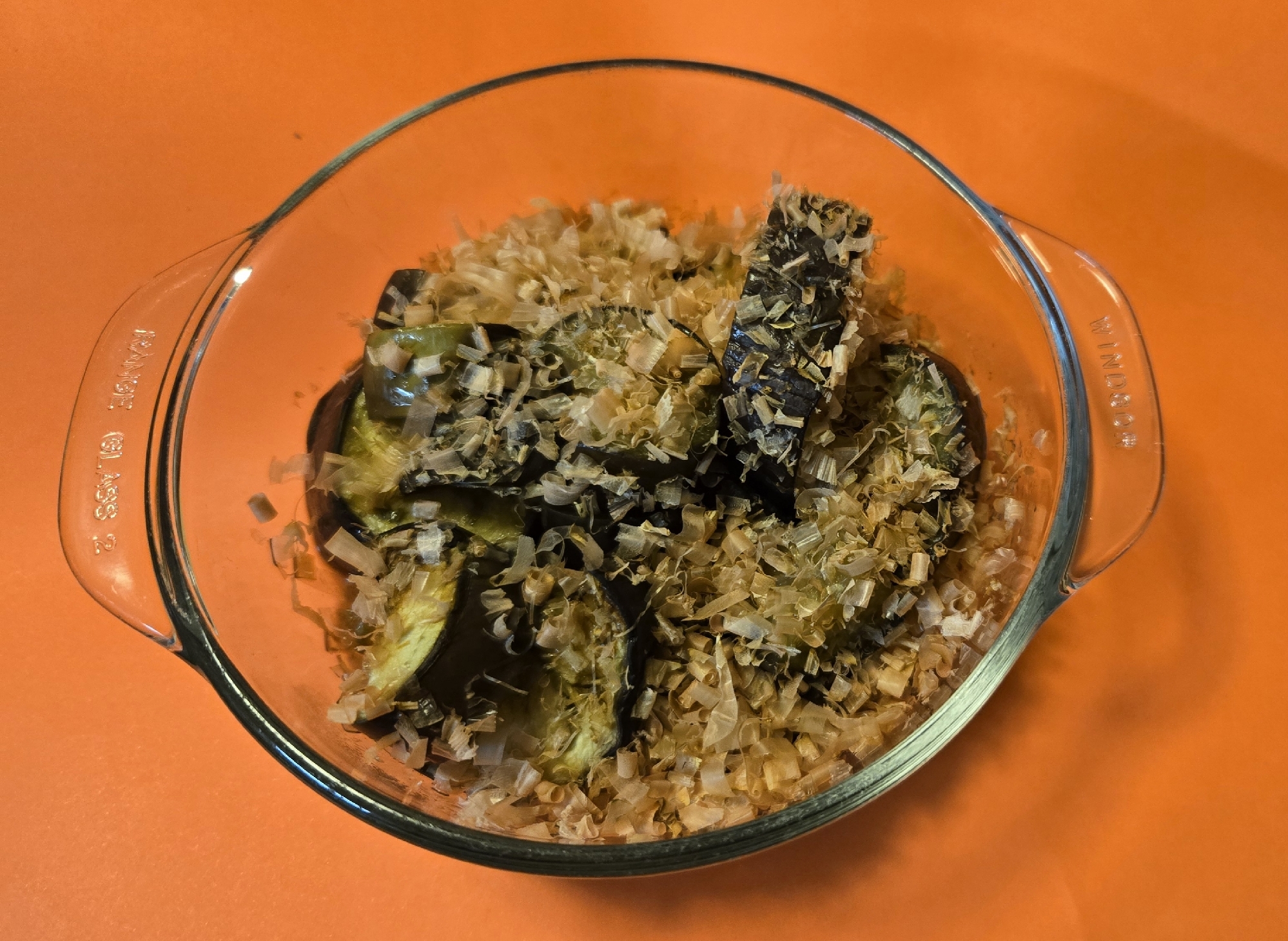 グリルで焼きなすのおひたし