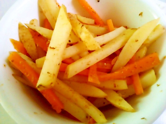 じゃがいも、にんじん炒め煮