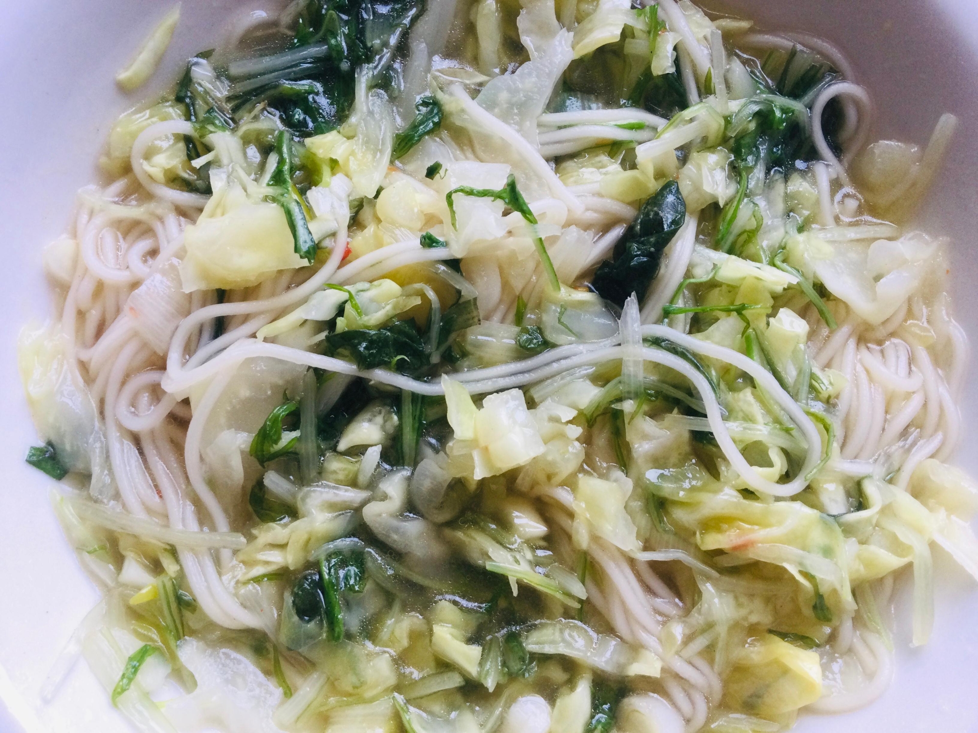 水菜にゅうめん