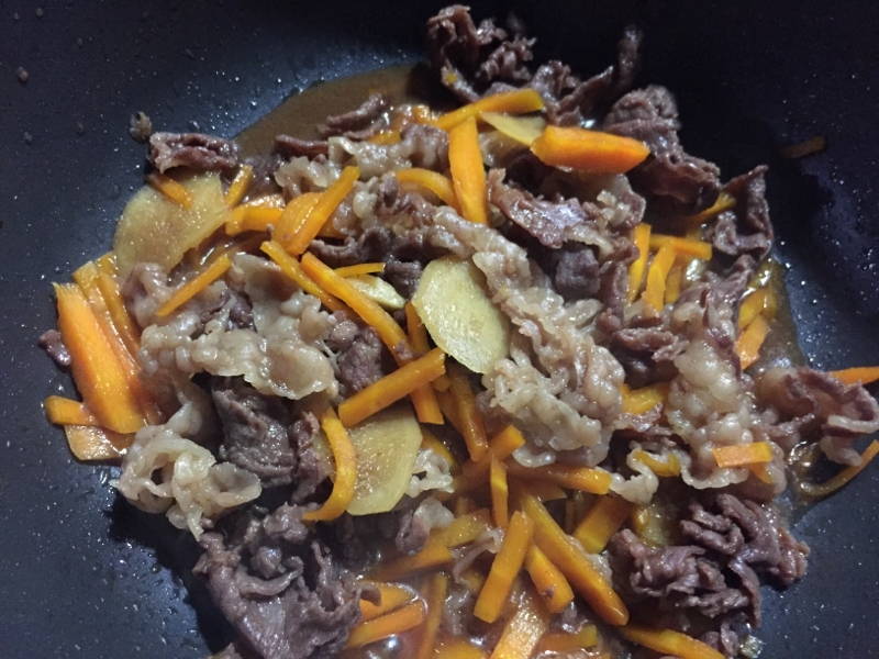 牛肉と生姜のしぐれ煮