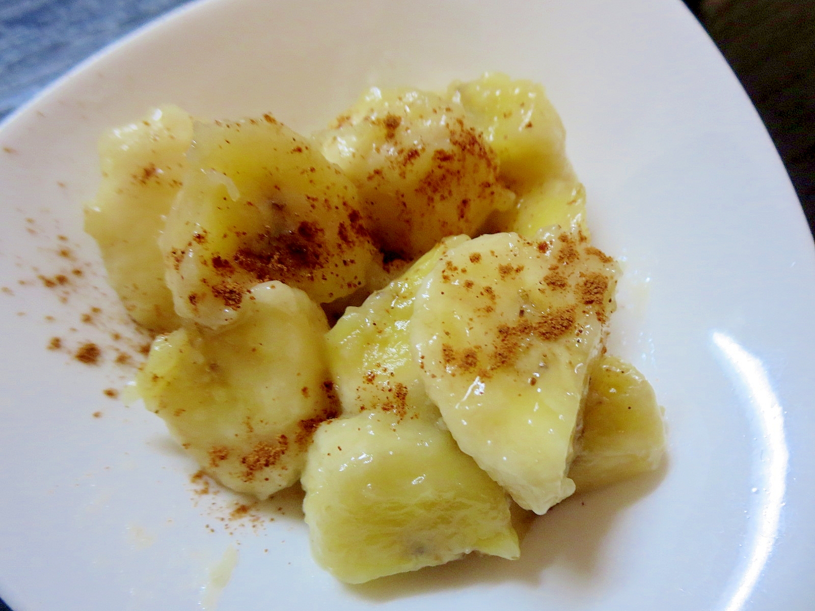 生姜風味のバナナのバター焼き