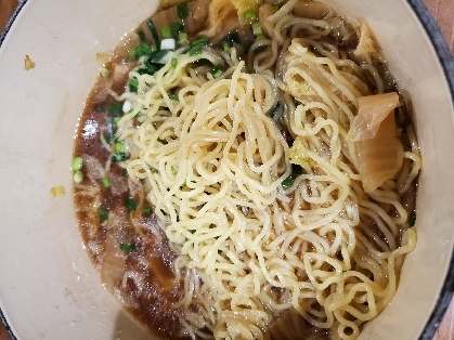 ねぎ鍋ラーメン