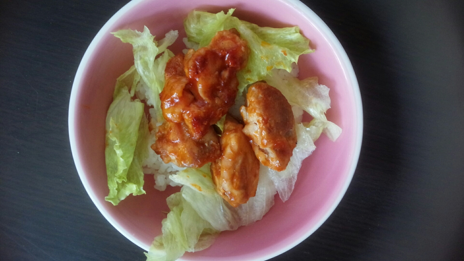 鶏ももケチャップ丼