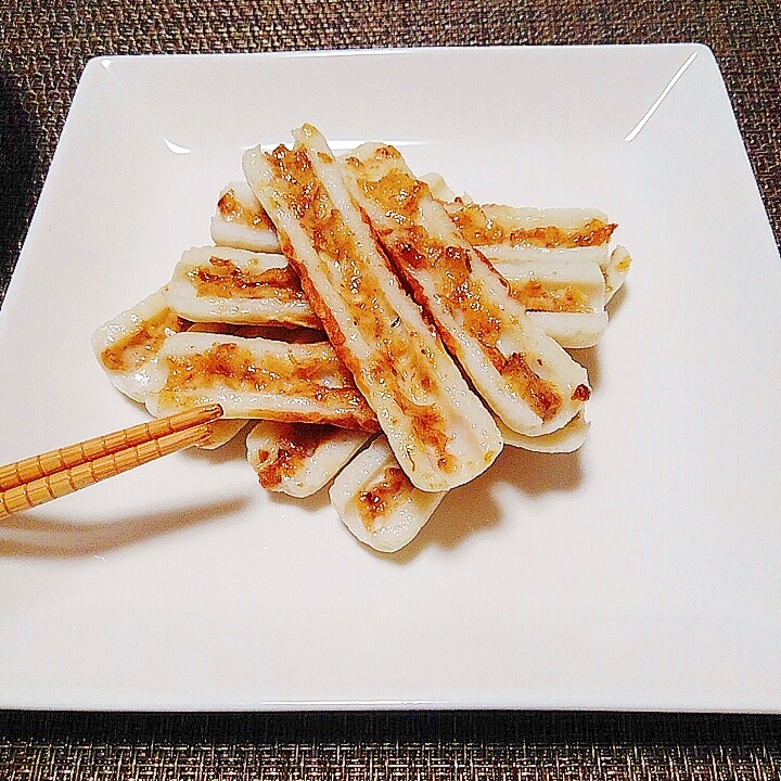 晩酌のアテに 簡単 時短 ちくわのカツオマヨ焼き レシピ 作り方 By 主夫のアトリエ 楽天レシピ