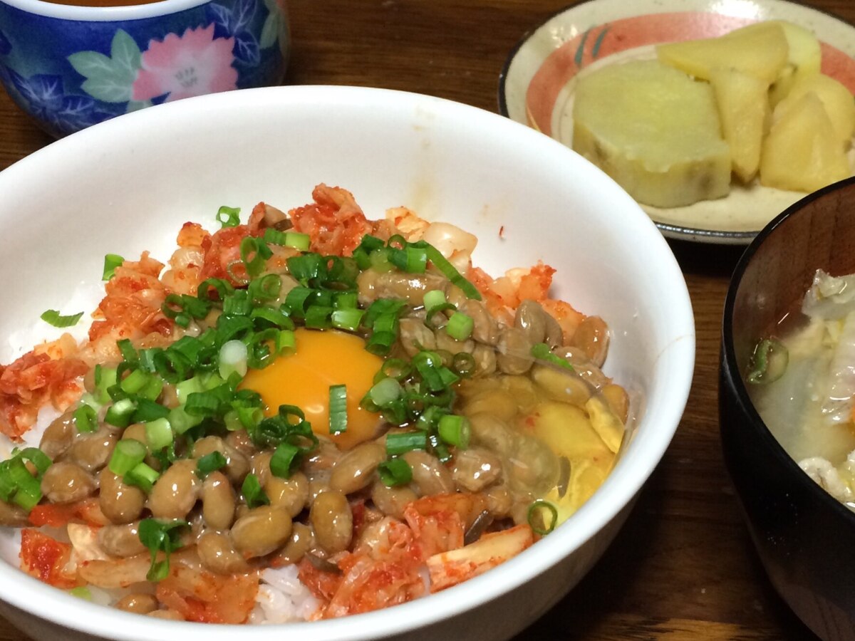 簡単 キムチ納豆 卵のせ レシピ 作り方 By みのりのあき 楽天レシピ 簡単 キムチ納豆 卵のせ レシピ 作り方 By みのりのあき 楽天レシピ