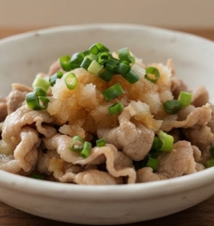 超特急メイン♡さっぱり♡豚肉のおろしポン酢炒め
