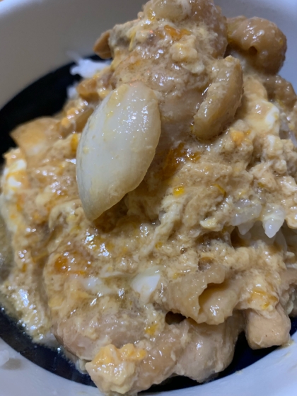 親子丼は、この作り方が一番美味しいです！最初に鶏肉にもみこむのがいいですね☆レシピありがとうございます！