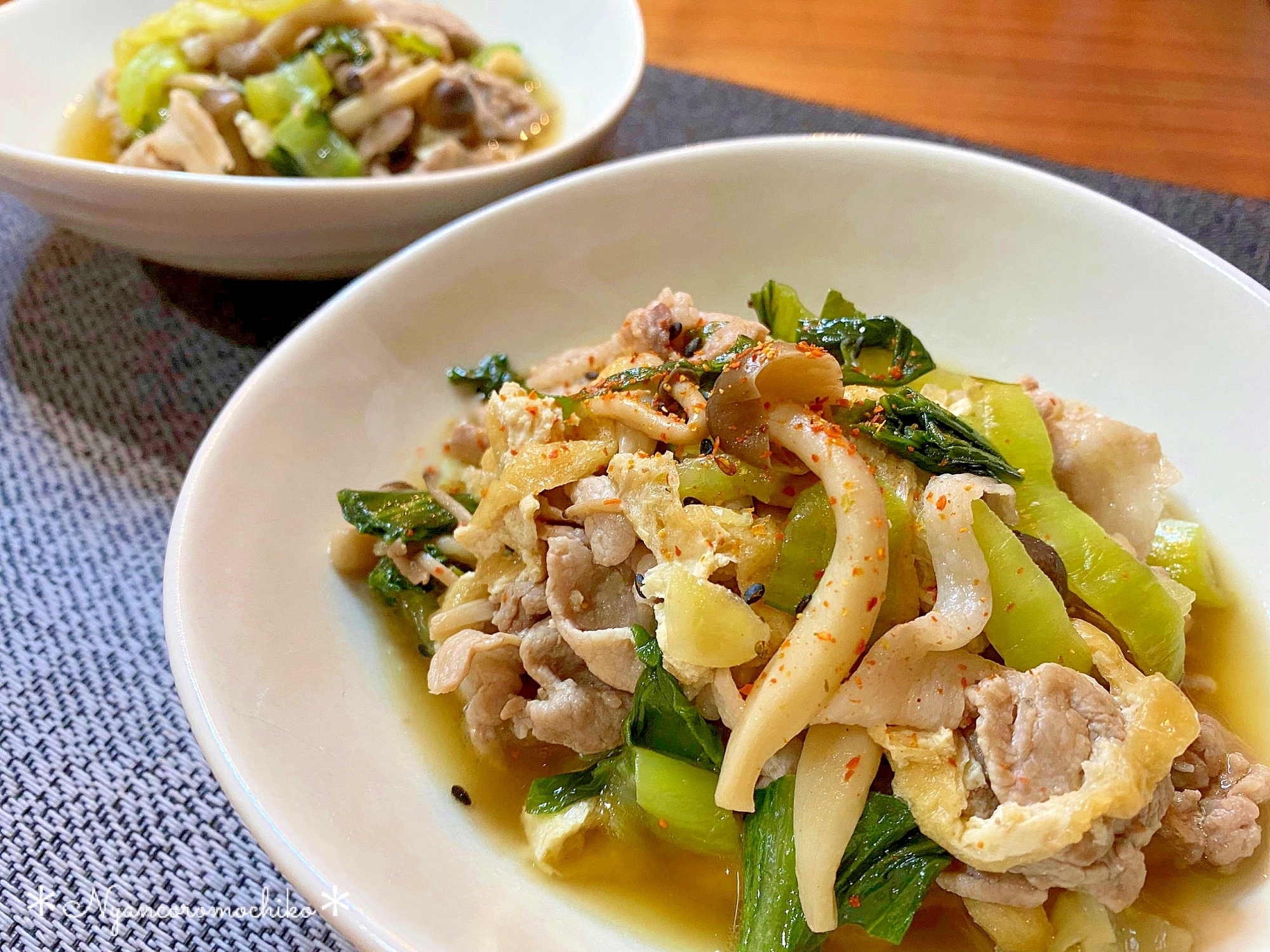 簡単 青梗菜と豚肉の炒め煮 レシピ 作り方 By にゃんころもち子 楽天レシピ 簡単 青梗菜と豚肉の炒め煮 レシピ 作り方 By にゃんころもち子 楽天レシピ