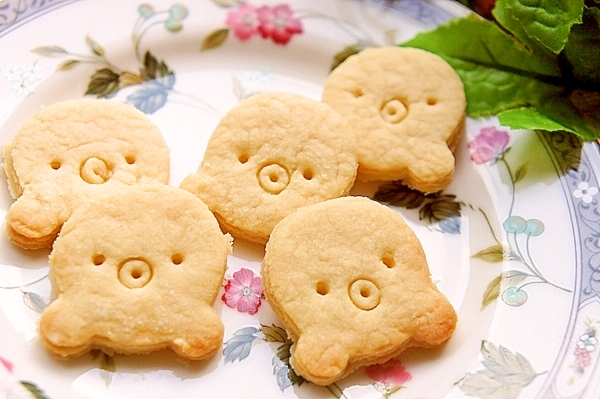 クッキー型クマさんdeかわいいタコさんクッキー レシピ 作り方 By プッチン5903 楽天レシピ