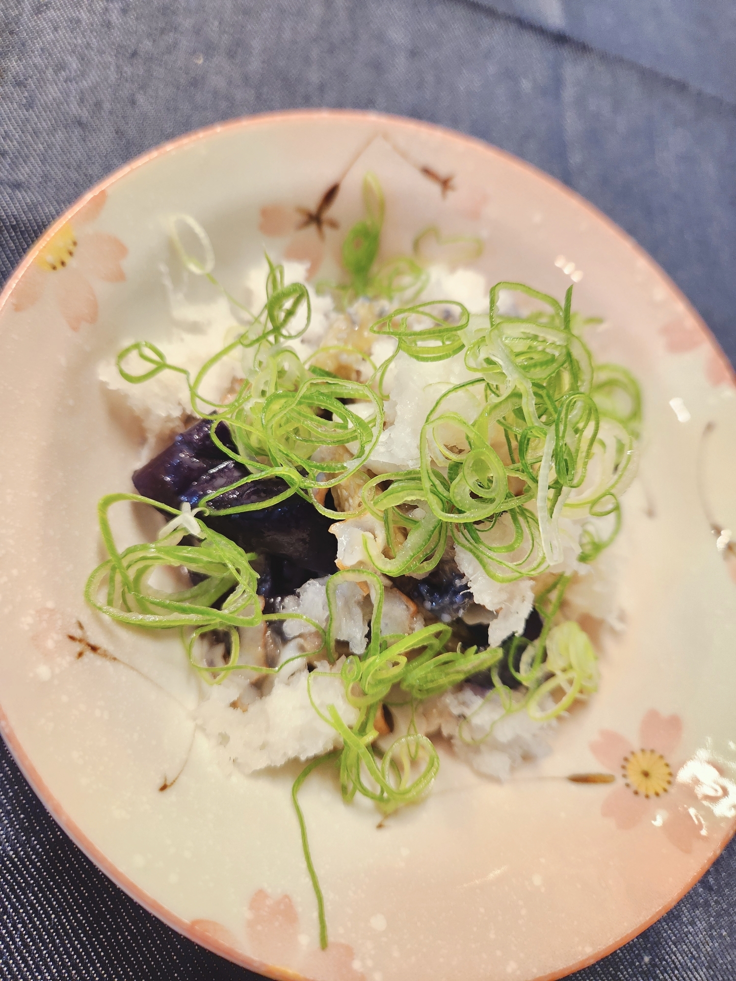 【おかず】茄子と竹輪の中華サラダ