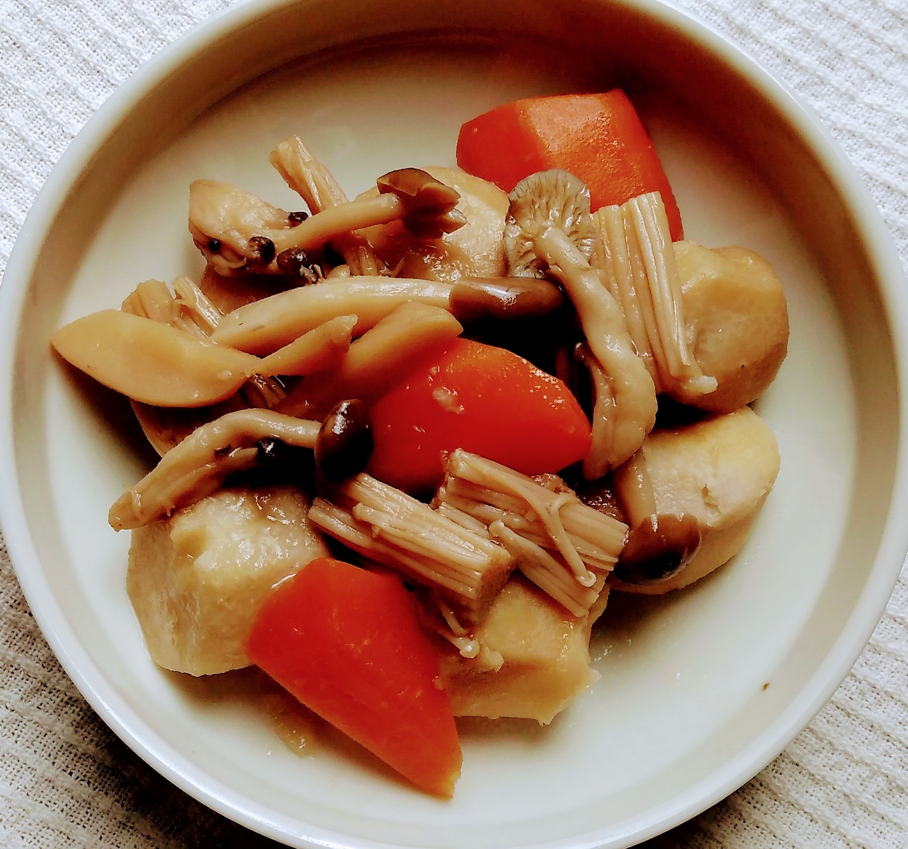 圧力鍋で☆ 里芋ときのこの煮物