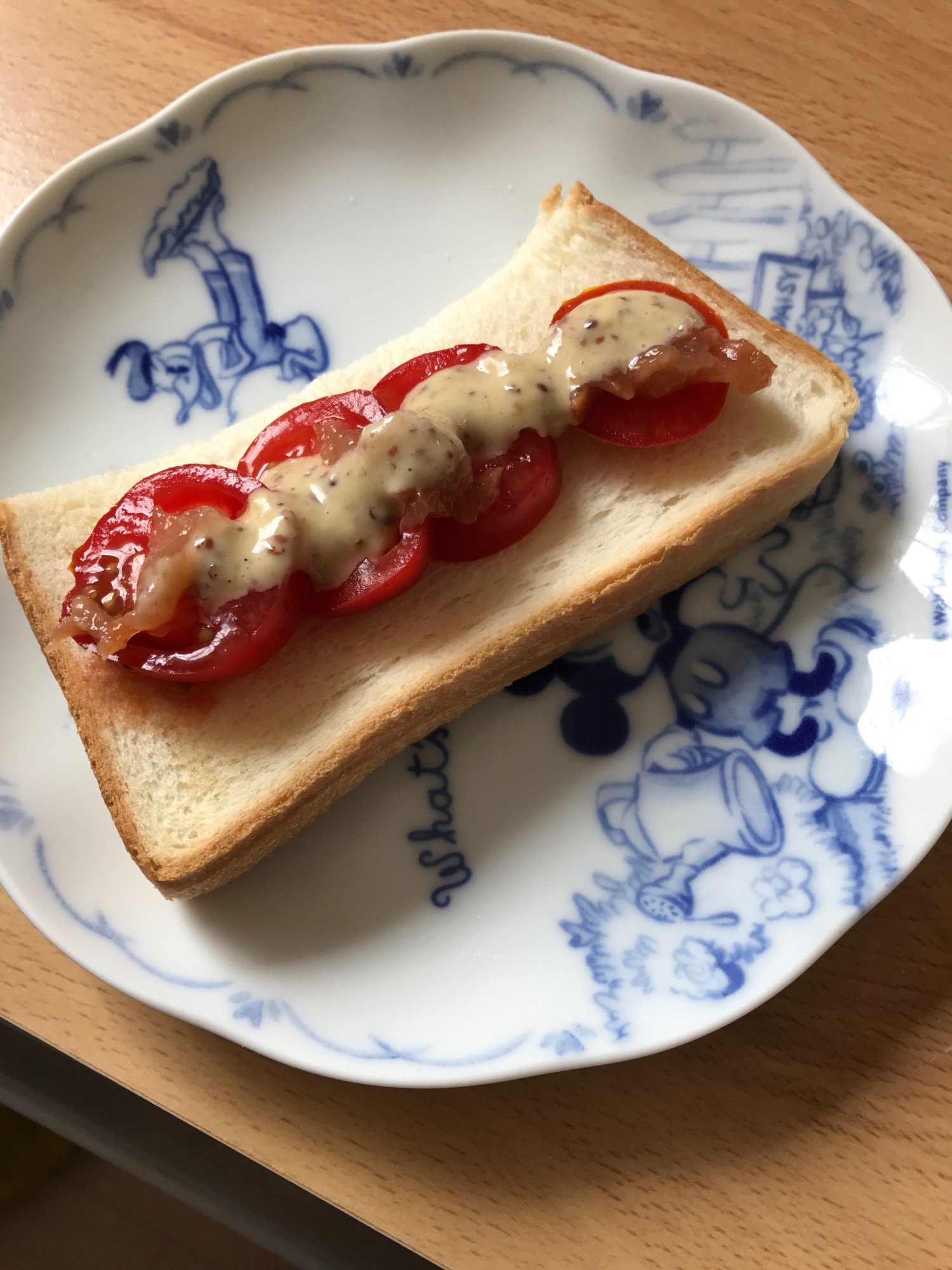 ミニトマトの梅マスタードソーストースト