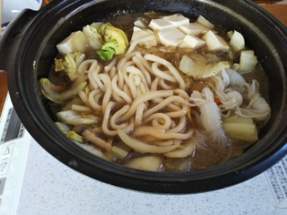 我が家のうどんすき♡