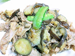 ご飯に良く合う○ナスと豚コマの甘辛煮○