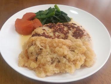 豆腐ハンバーグのおろしソース