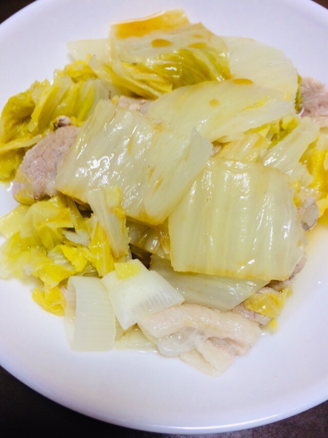 豚バラ肉の白菜煮