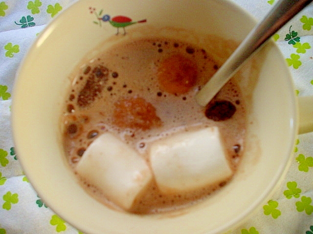 おやつ入りアレンジホットチョコココア レシピ 作り方 By デブネコたん W ノ 楽天レシピ おやつ入りアレンジホットチョコココア レシピ 作り方 By デブネコたん W ノ 楽天レシピ