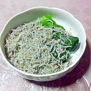 超かんたん!しらす入りほうれん草のおひたし