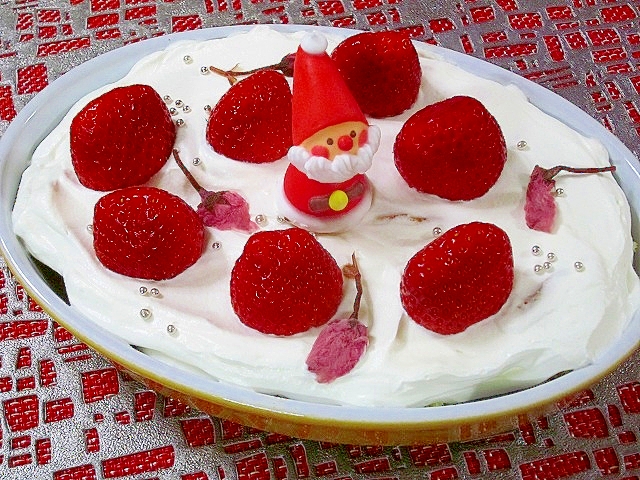苺 桜 桜ツリークリスマス スコップケーキ レシピ 作り方 By ハッピー7291 楽天レシピ