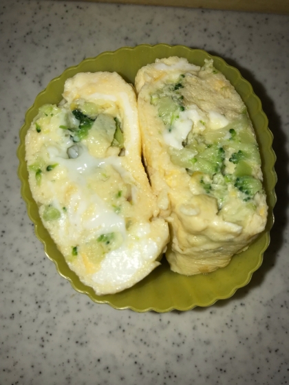 ブロッコリーマヨの卵焼き