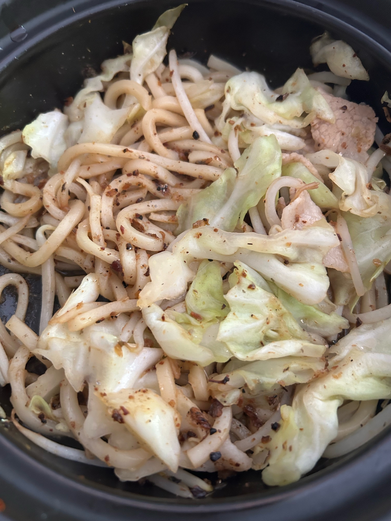 焼肉のタレで汁なしうどん