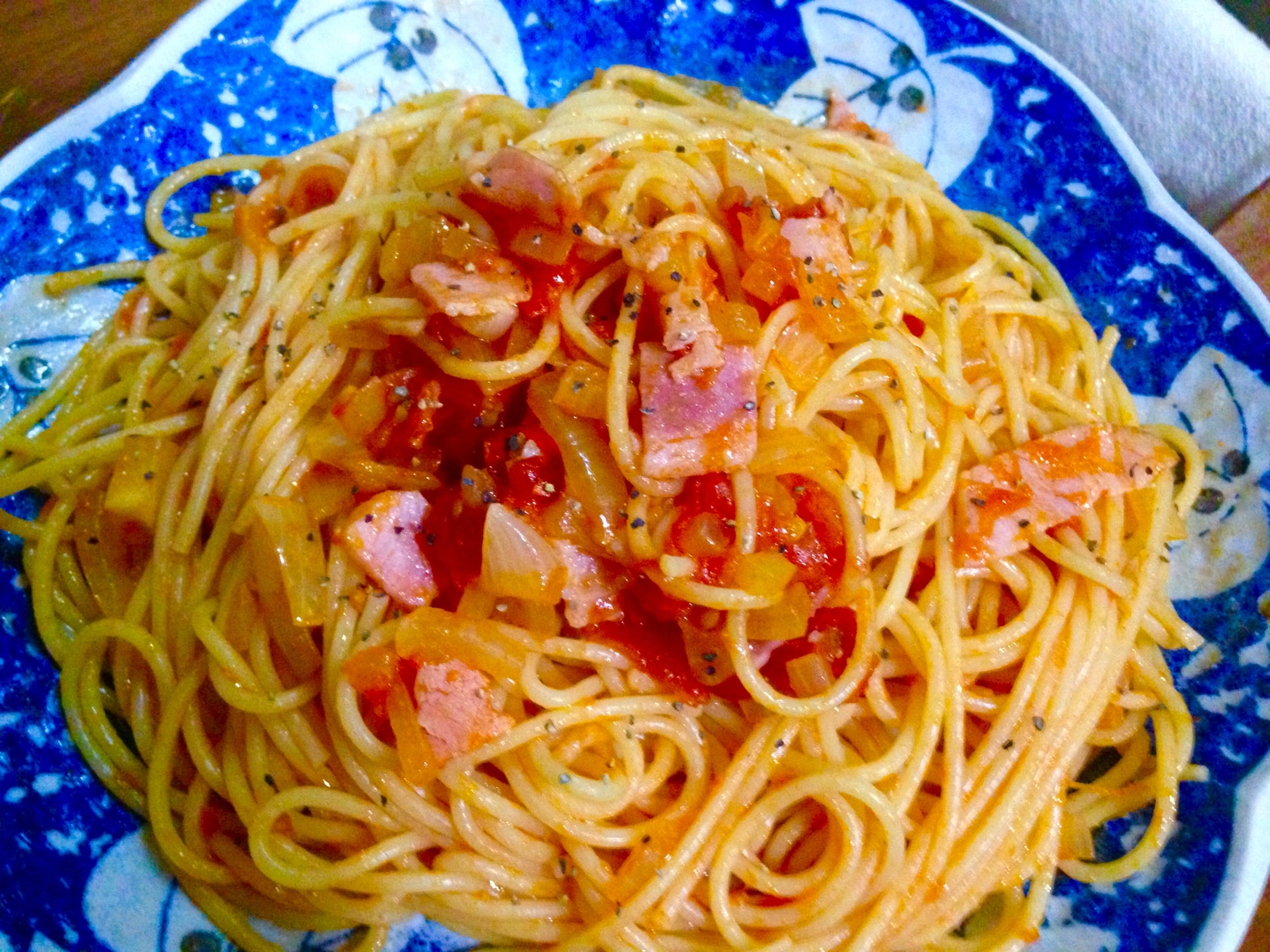 ベーコン、レタス、トマトのパスタ レシピ