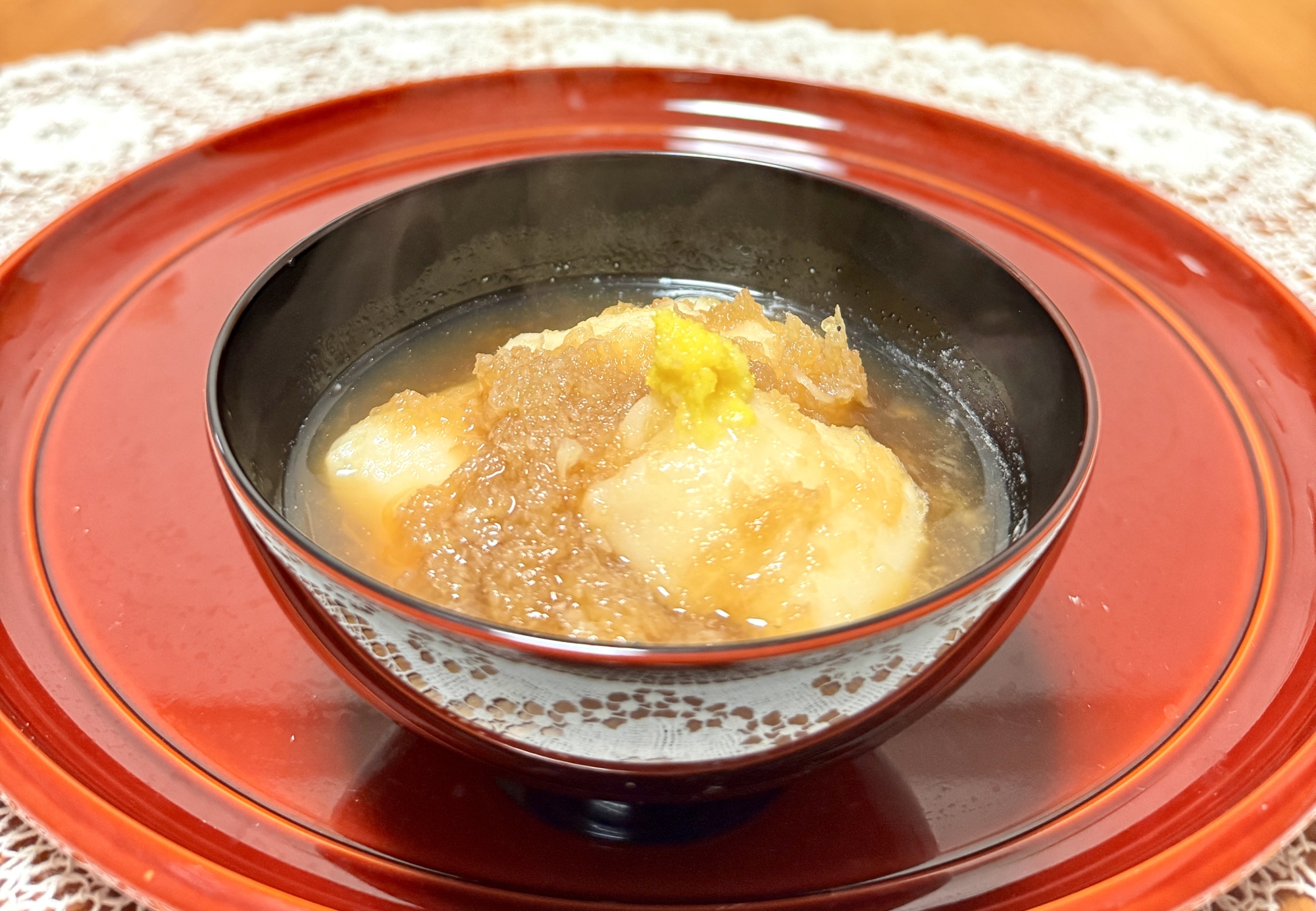 作り置きの麺つゆで！ひめ柚子と大根おろしの☆雑煮