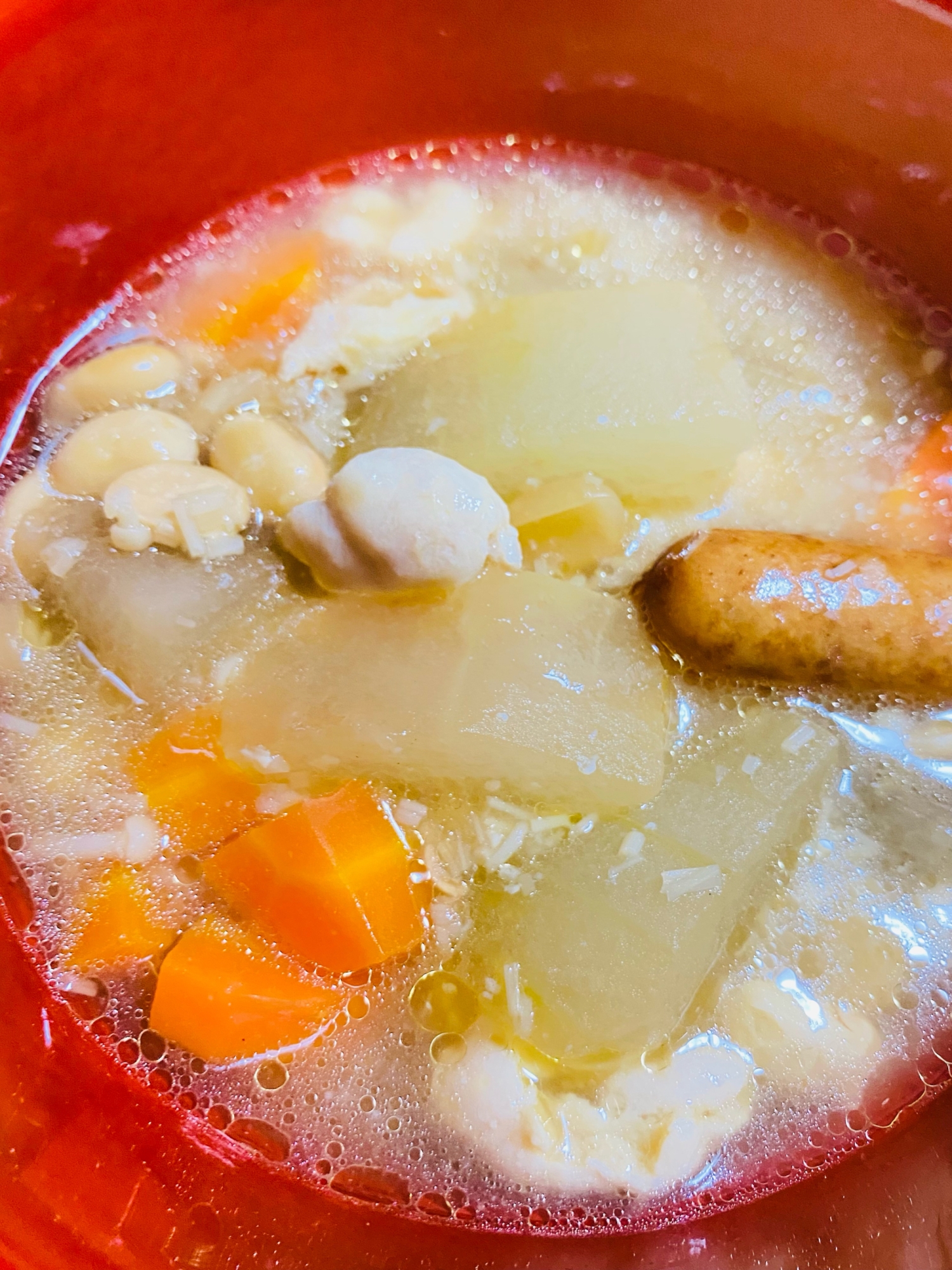 冬瓜と大豆のスープ
