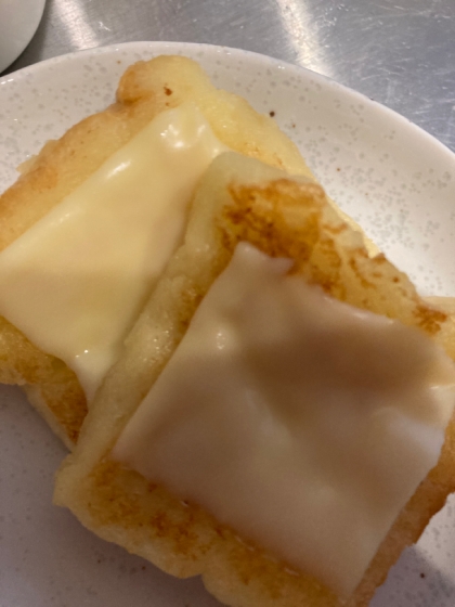 フレンチトーストにチーズの組み合わせ、とっても美味しかったです✨ごちそうさまでした（╹◡╹）♡