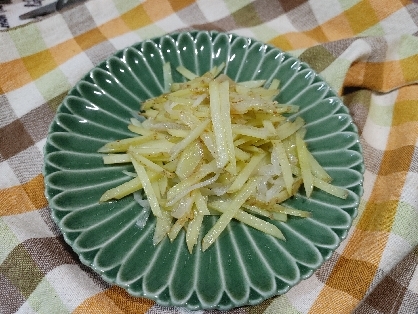 大根じゃがいも炒め