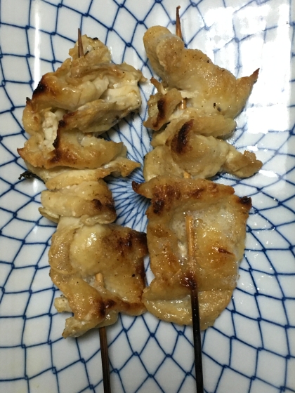 ニンニクの効いた お家で焼き鳥