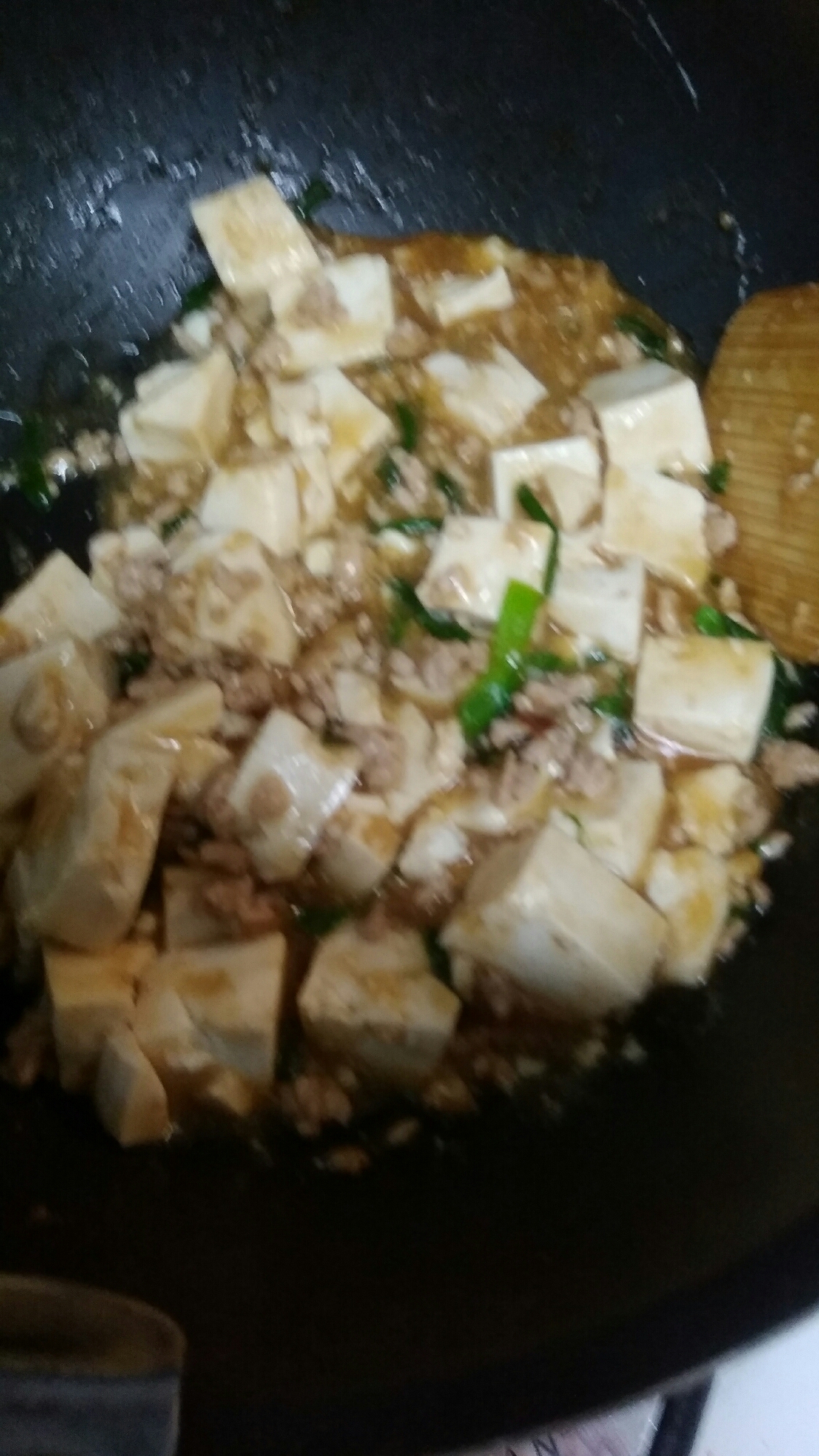 にら麻婆豆腐