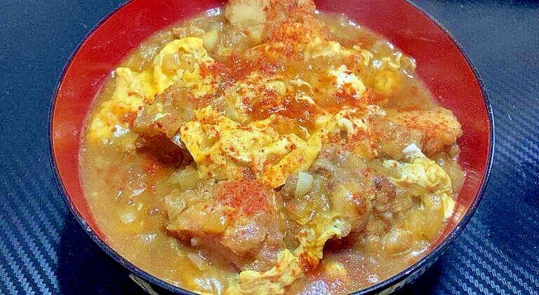 素朴飯『カレーからあげ親子丼』