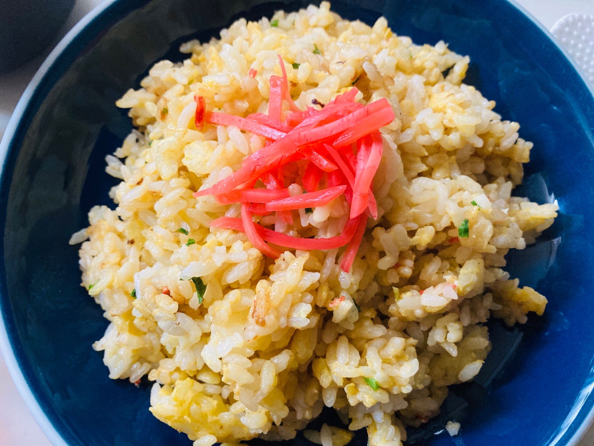 冷ご飯とチャーハンの素で！お手軽チャーハン