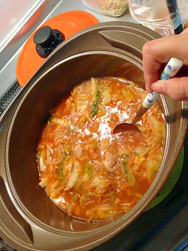 余ったキムチで❤激ウマ優しいキムチチゲ!